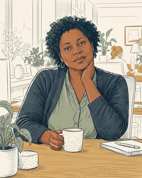 Illustration of Hanne, 52